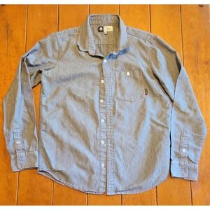 Mens Lifted Research Group LRG Button Up Long Sleeve Casual Shirt Small